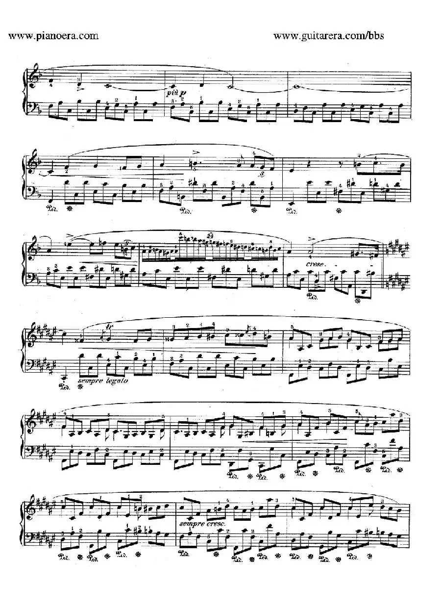 Impromptu no.2 in F-Sharp Major Op.36（升F大调第二即兴曲）