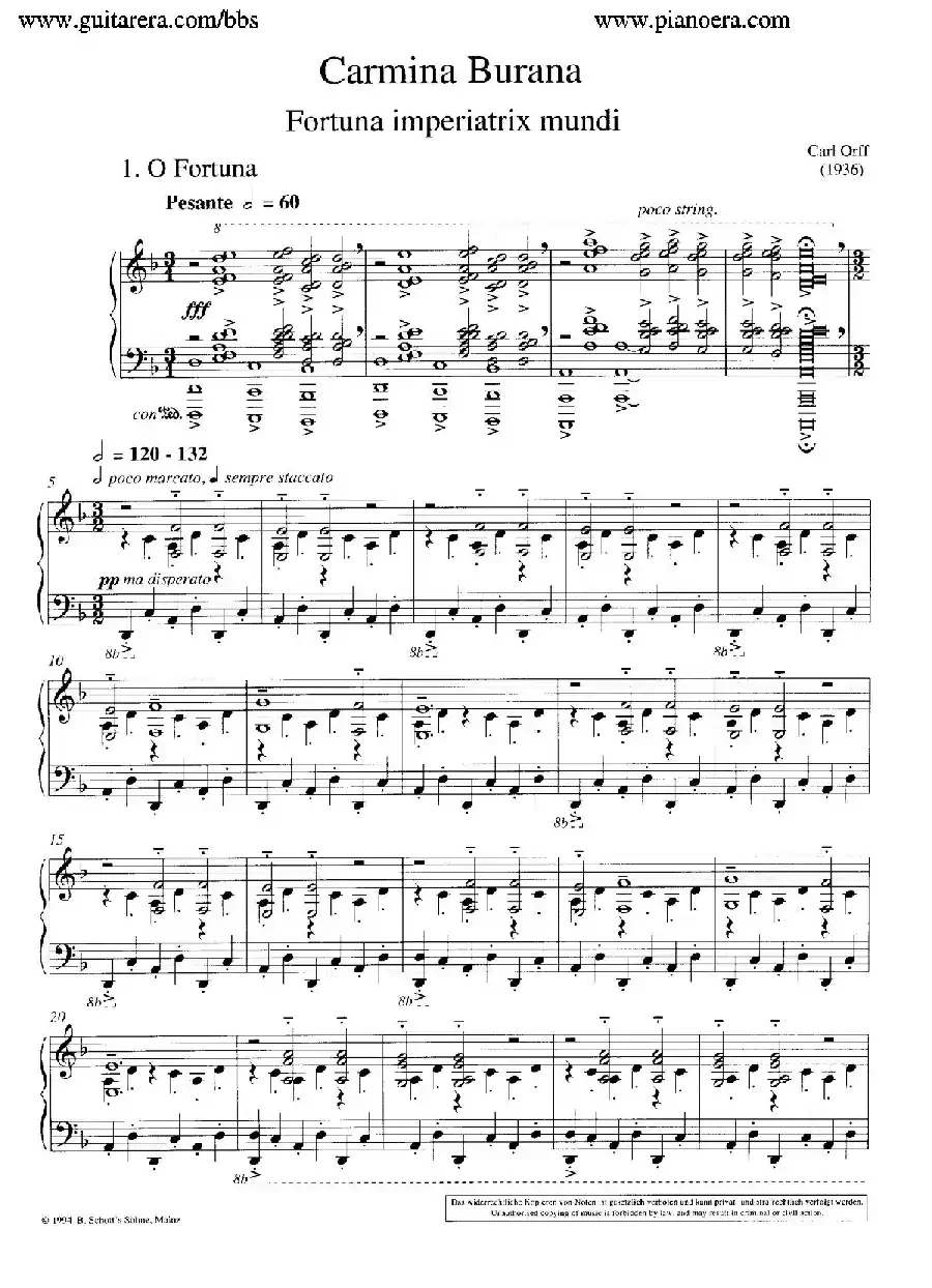 Carmina Burana（布兰诗歌）（清唱剧）
