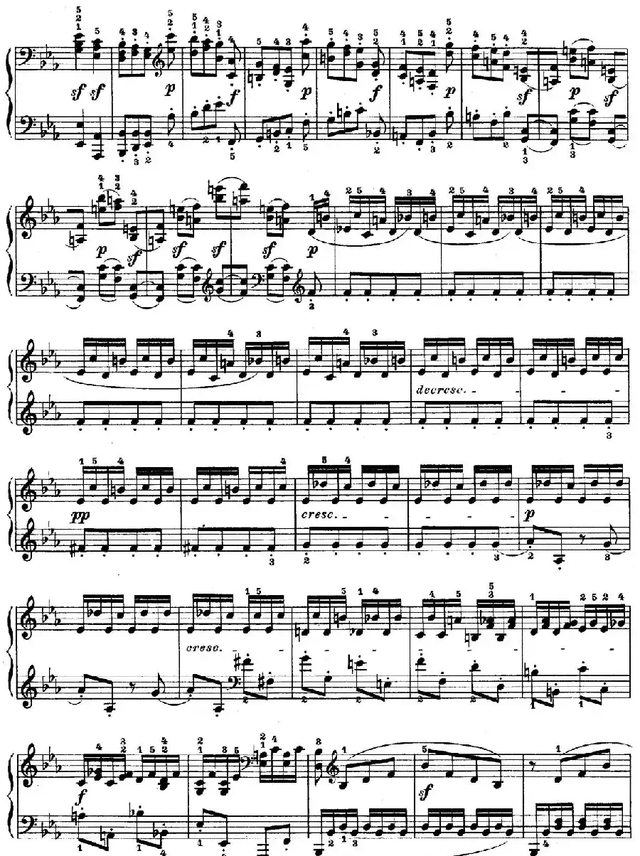 Piano Sonata in Es-dur Op. 27-1（降E大调第十三钢琴奏鸣曲）
