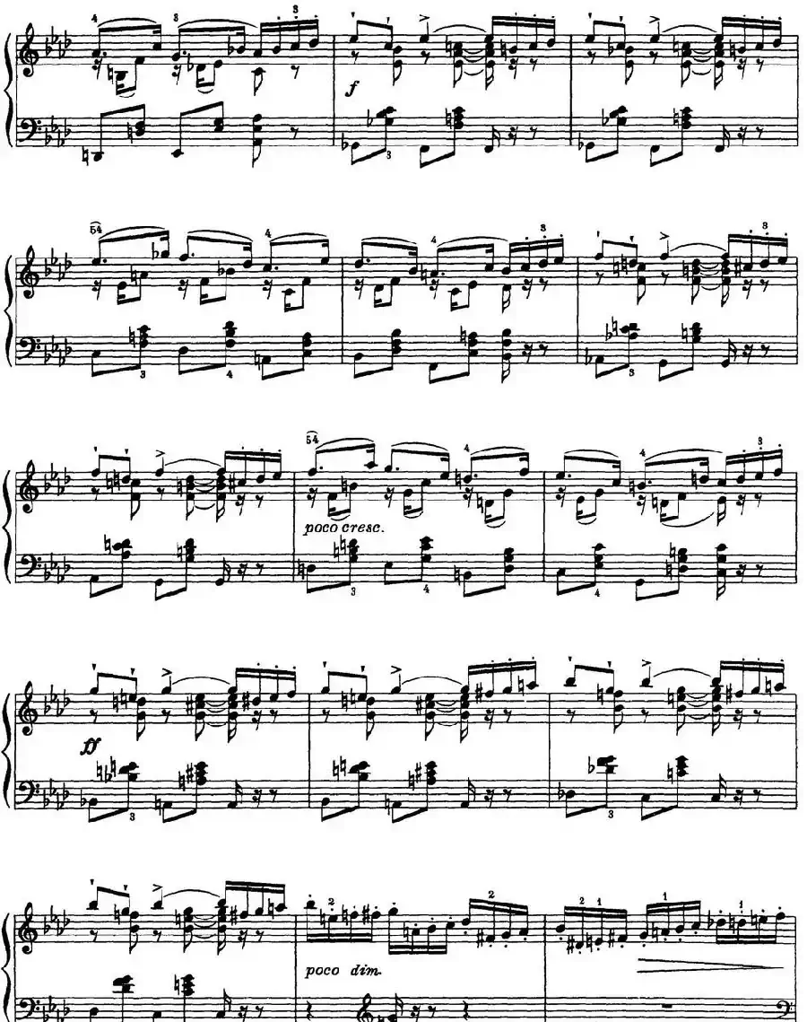 柴可夫斯基18首钢琴小品Op.72（1.Impromptu in F Minor）