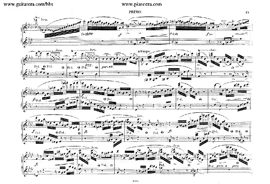 Piano Concerto No.2 in f Minor Op.21（f小调第二钢琴协奏曲·四手联弹版）