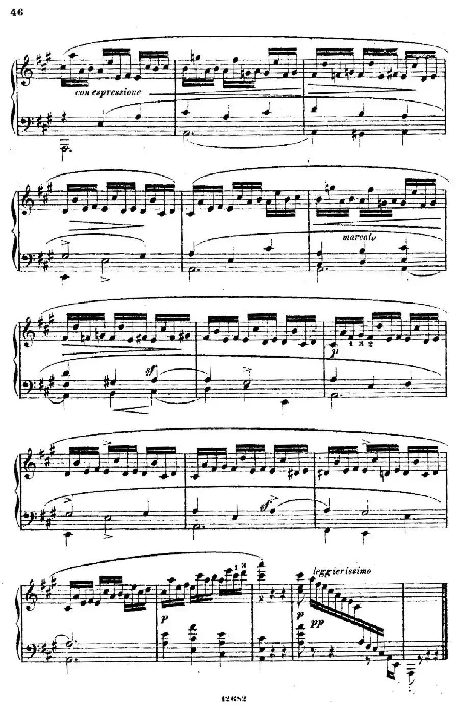 Douze Etudes de Salon Op.5（12首沙龙练习曲·9）