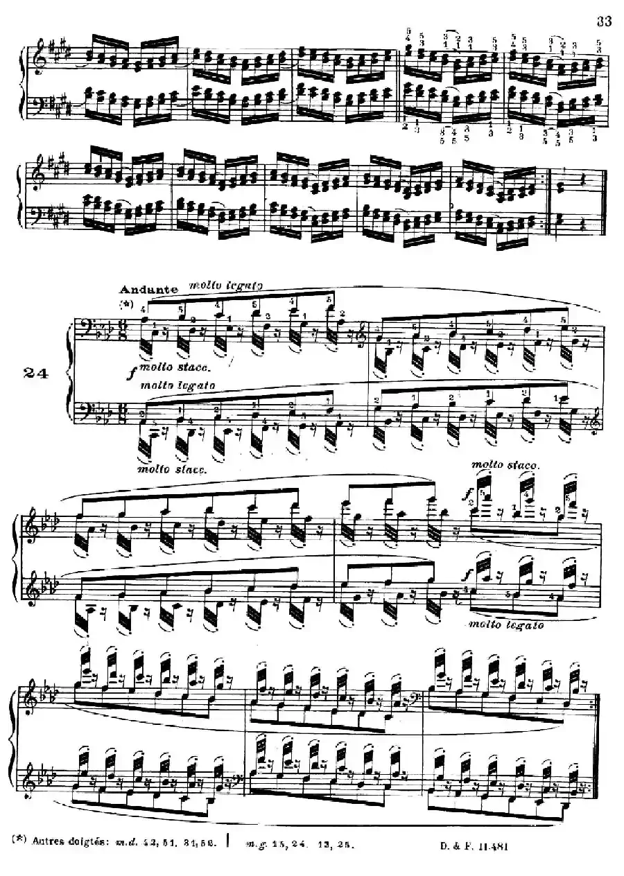 51 Exercises, WoO 6（51首钢琴练习 19—25）