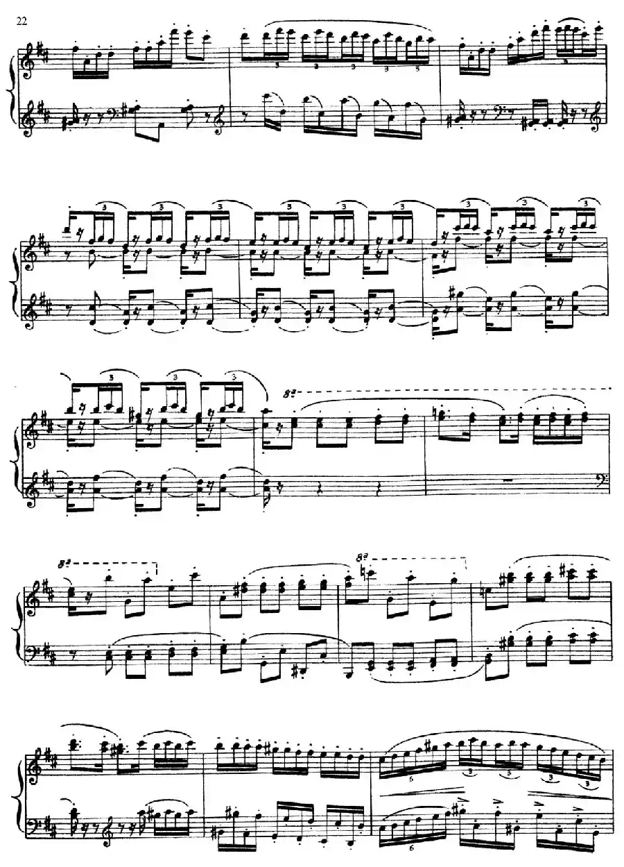 5首卡斯蒂利亚奏鸣曲（Ⅲ sonata en Re）