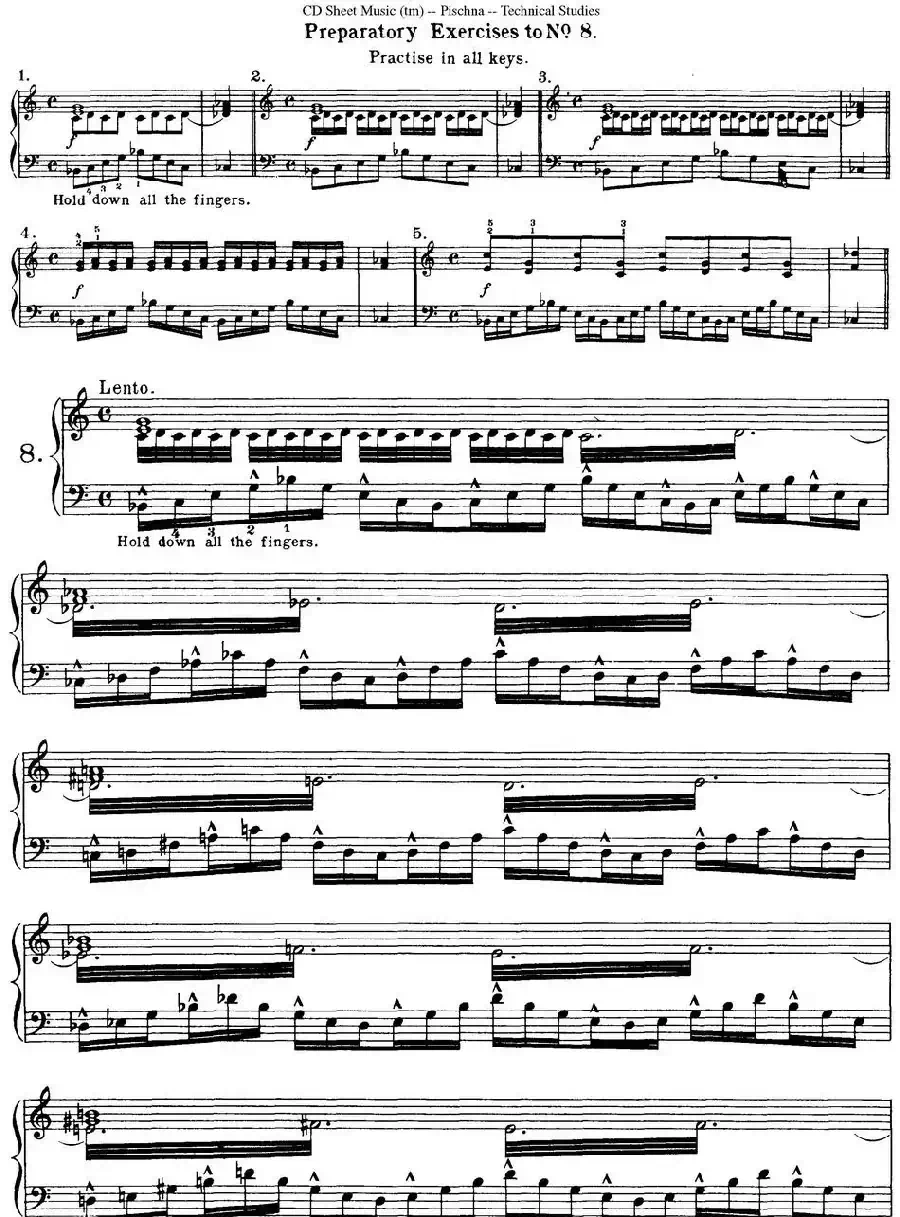 Technical Studies 60 Progressive Exercises （60首钢琴循序渐进练习曲 P11——20）