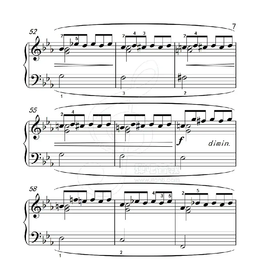 练习曲 11（克拉莫钢琴练习曲60首）