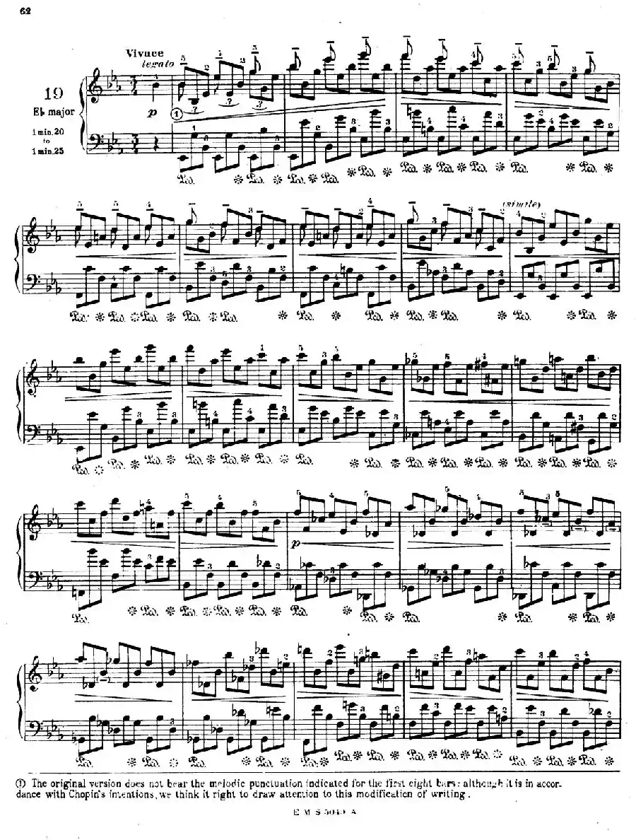 Preludes Op.28（24首前奏曲·19）