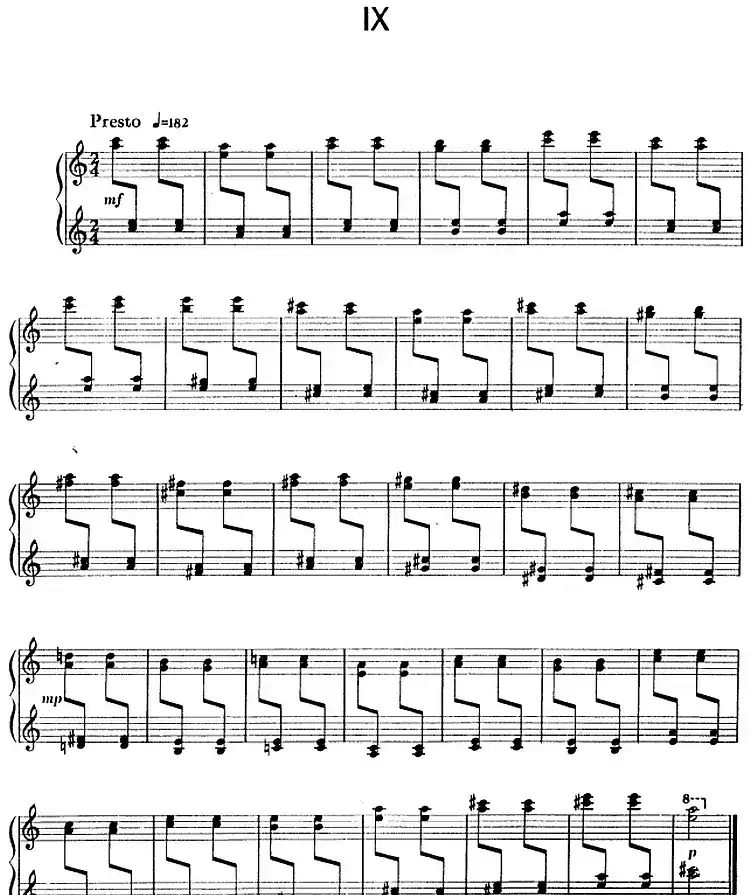 钢琴简易练习曲十六首（丁善德作品三十一号）