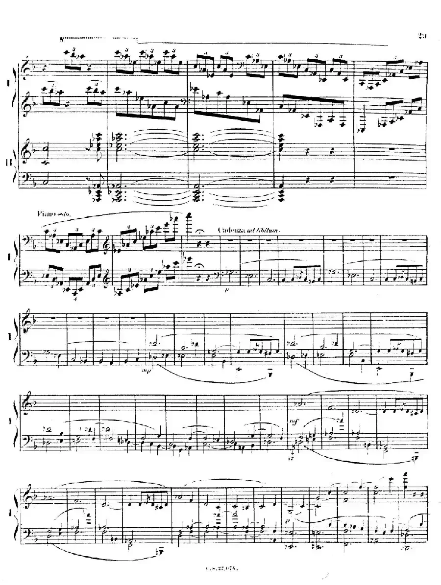 Piano Concerto No.2 in F Major Op.35（F大调第二钢琴协奏曲·Ⅰ·双钢琴）