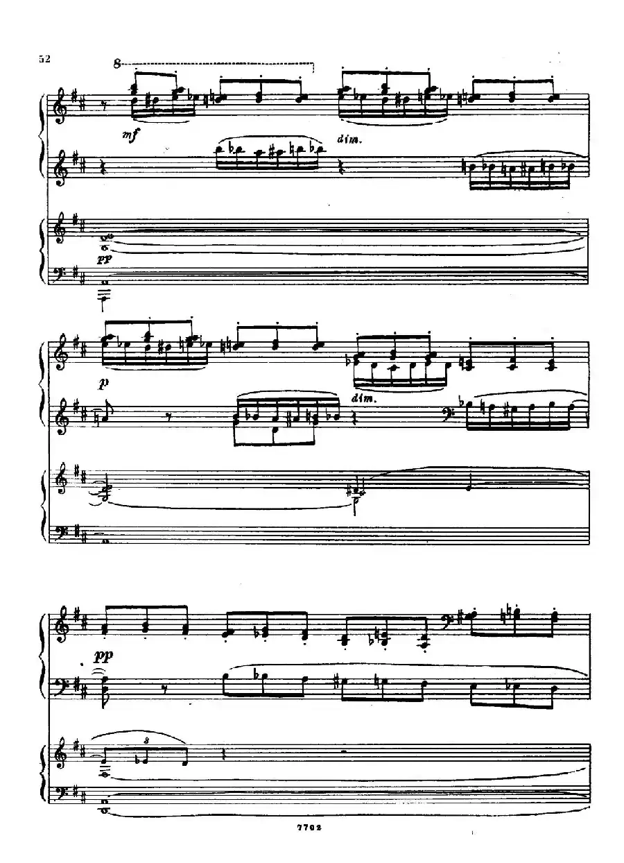 升f小调第一钢琴协奏曲 Op.1（双钢琴版）