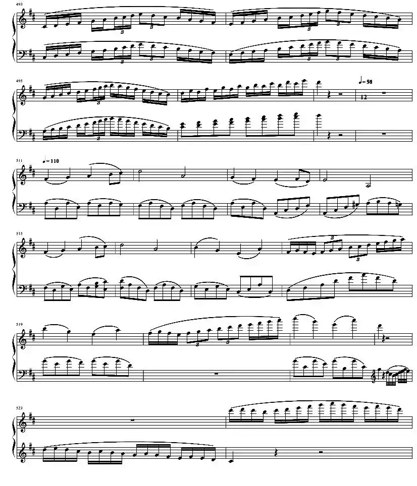 贝多芬钢琴协奏曲Op61第一乐章