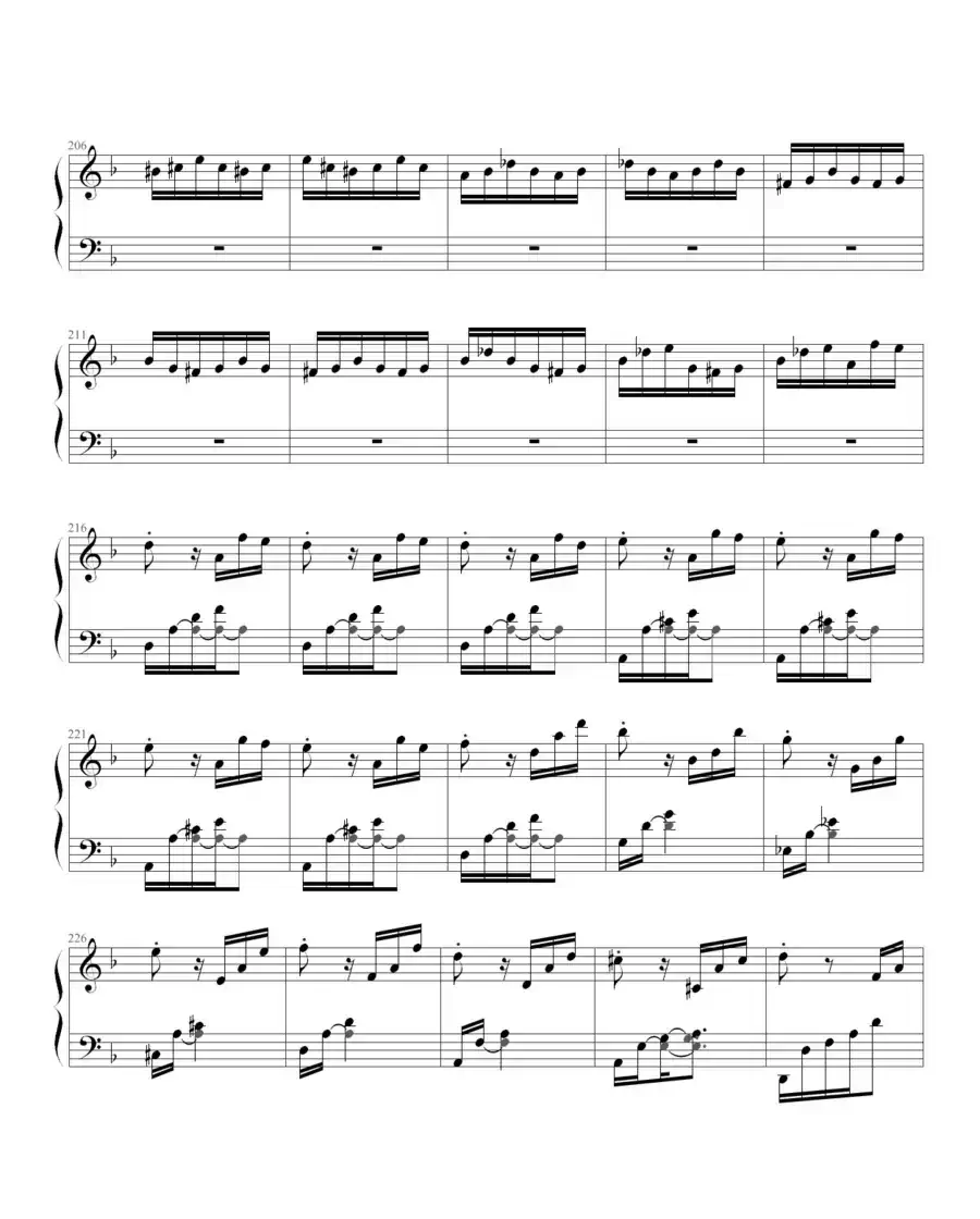 暴风雨(Beethoven's Sonata NO.17 Mov.3 )