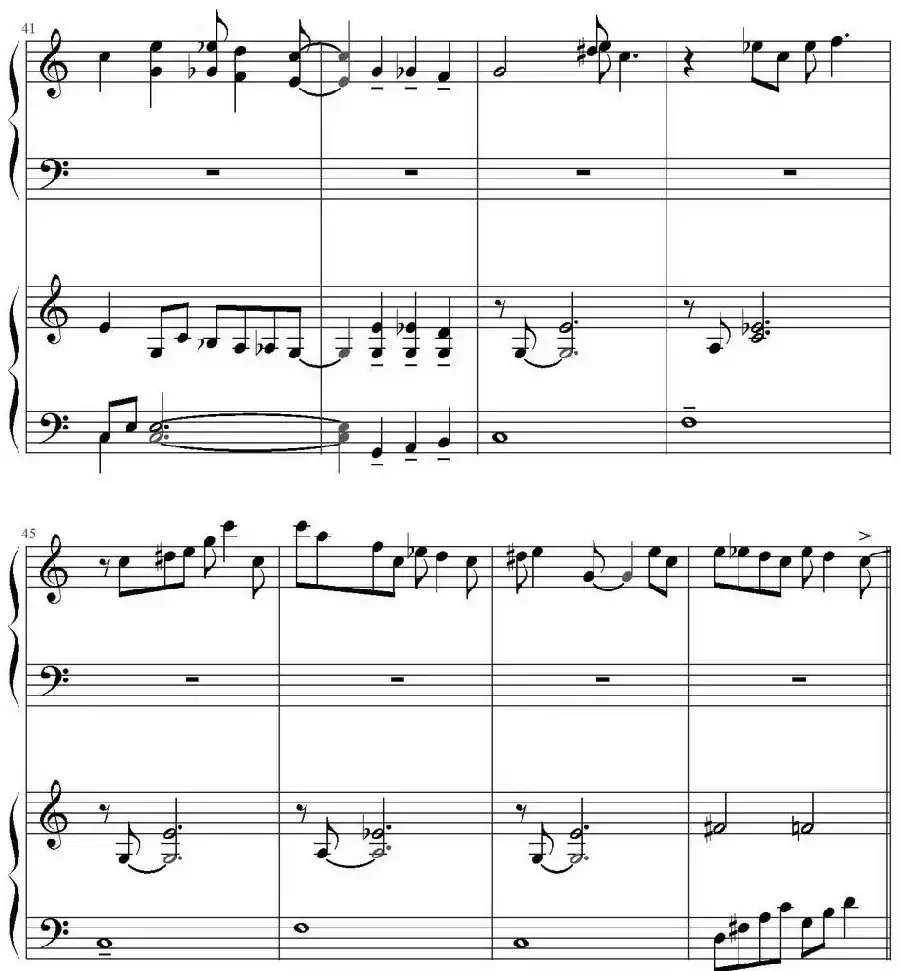 小蓝恰恰（Little Blue Cha-Cha 四手联弹）
