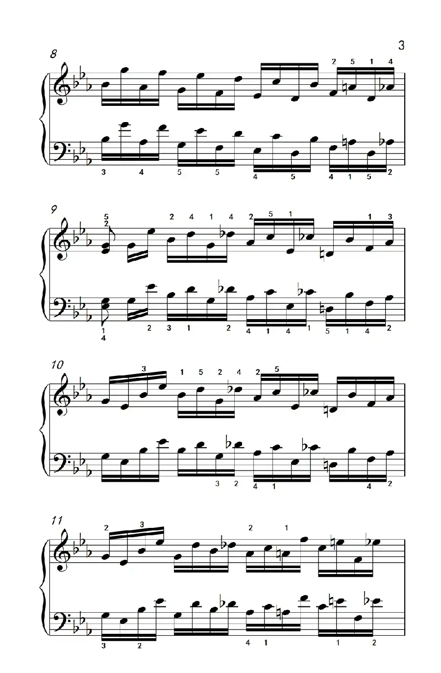 莫什科夫斯基 钢琴练习曲（第七首）