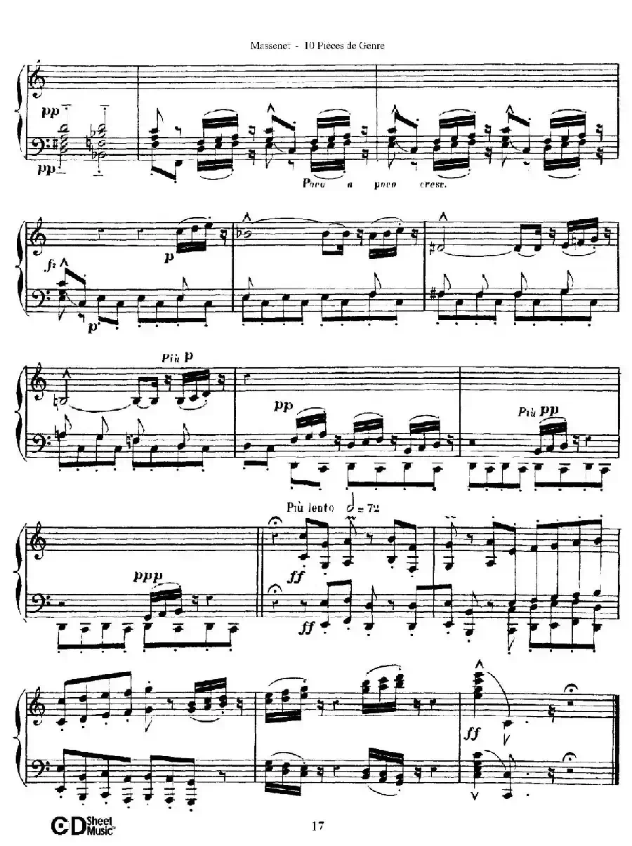 Dix Pièces de Genre Op.10（10首个性小品·Ⅳ）