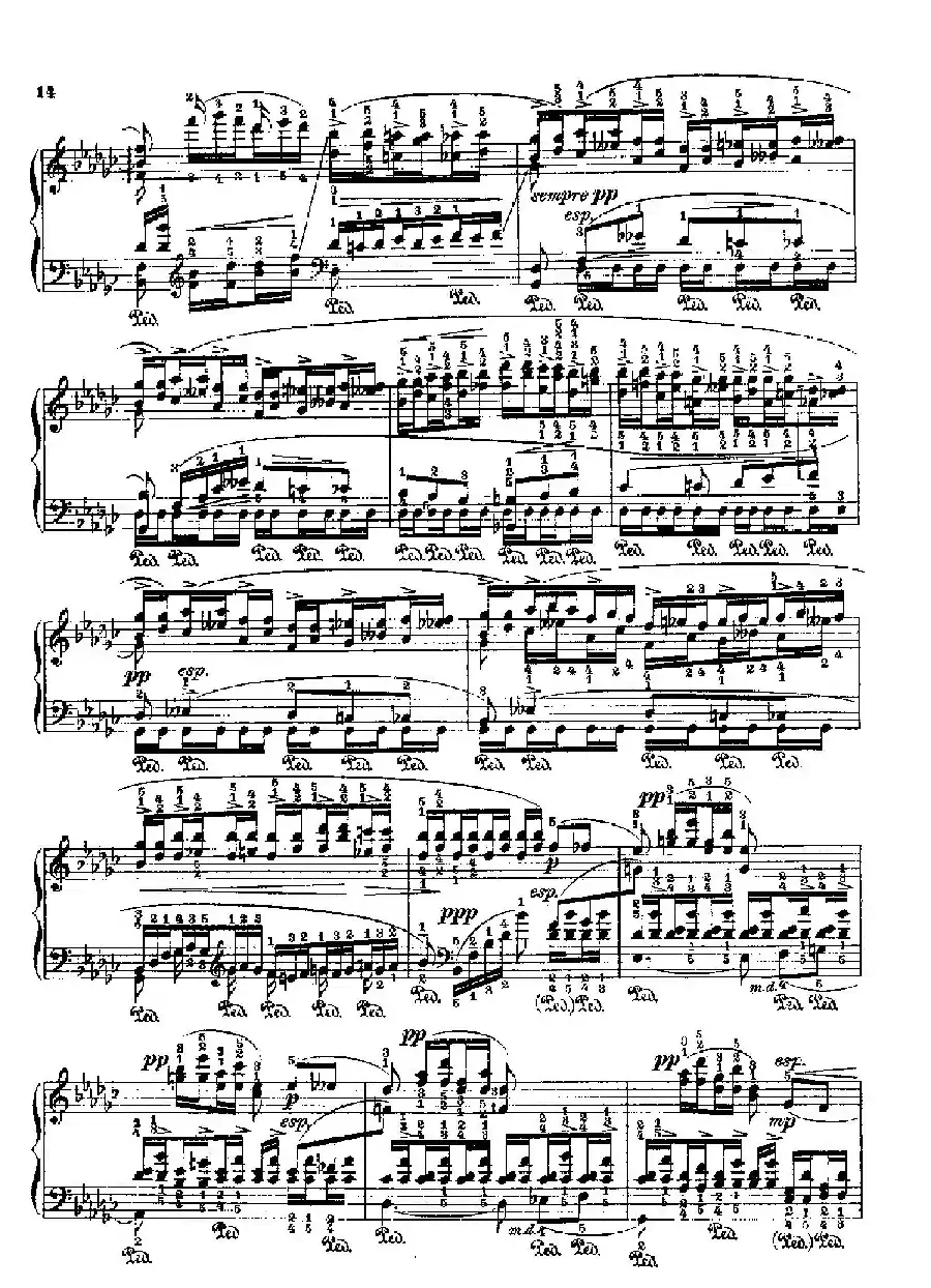 53首以肖邦练习曲为素材而作的练习曲（No.15）