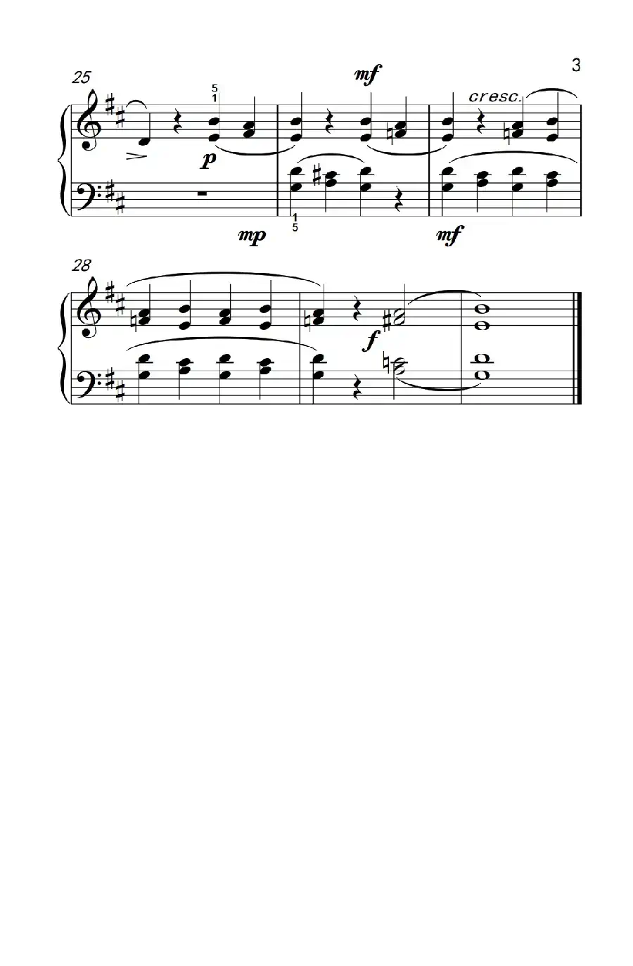 交替旋律（巴托克 小宇宙 钢琴教程 2）