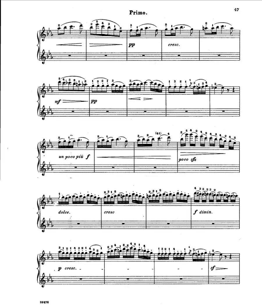 L'Arlesienne Suite No·2（阿莱城姑娘·第二组曲·四手联弹）