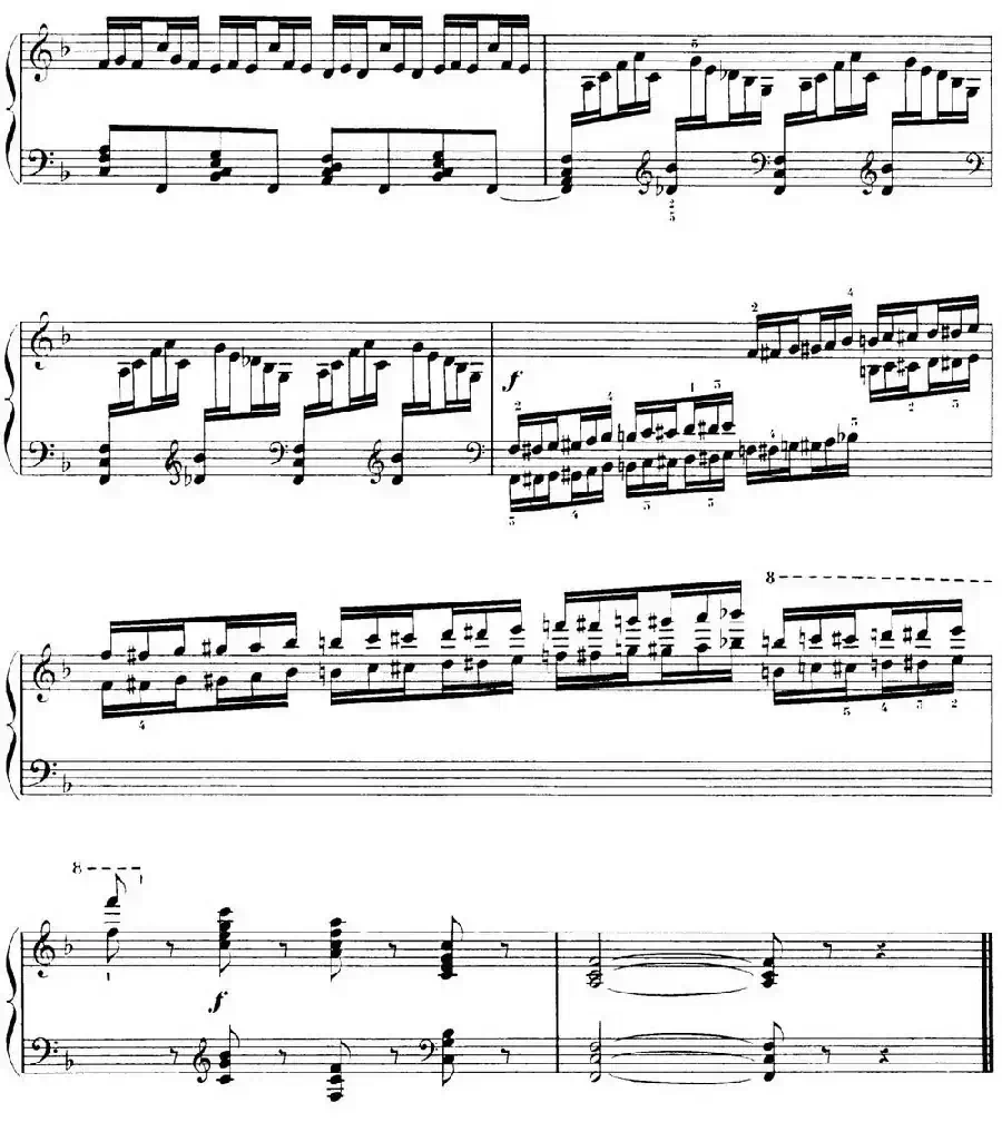 15 Etudes de Virtuosité Op.72 No.6（十五首钢琴练习曲之六）