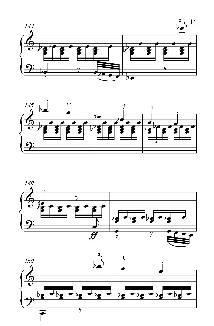 奏鸣曲 Opus 2 Nr.2 第一乐章(贝多芬奏鸣曲集 1)