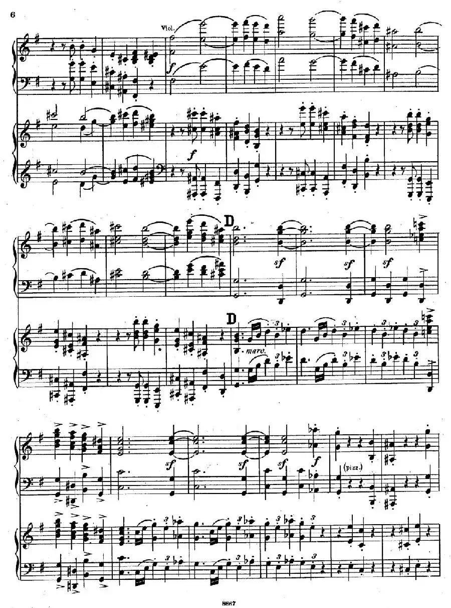 Symphony No.4 in e Minor Op.98（e小调第四交响曲·双钢琴）