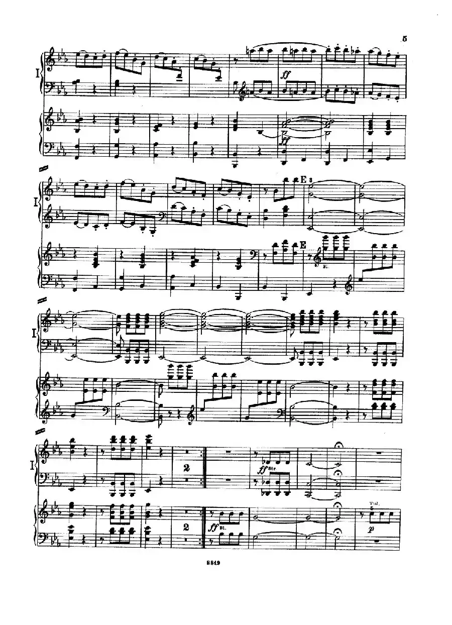 Symphony No.5 in c Minor Op.67（双钢琴版第1——2乐章）