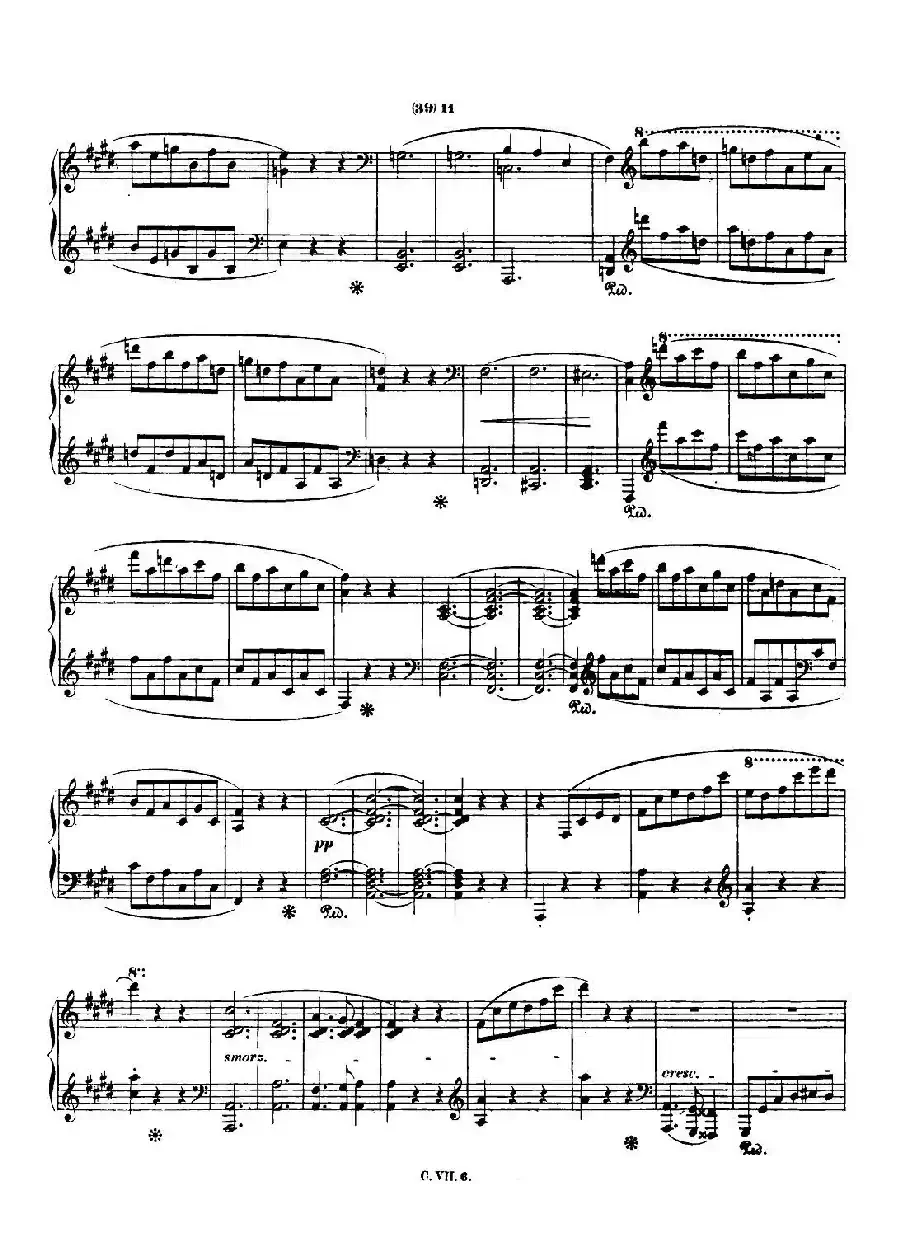 肖邦 钢琴谐谑曲 Chopin Scherzo（No.3 升c小调，Op.39）