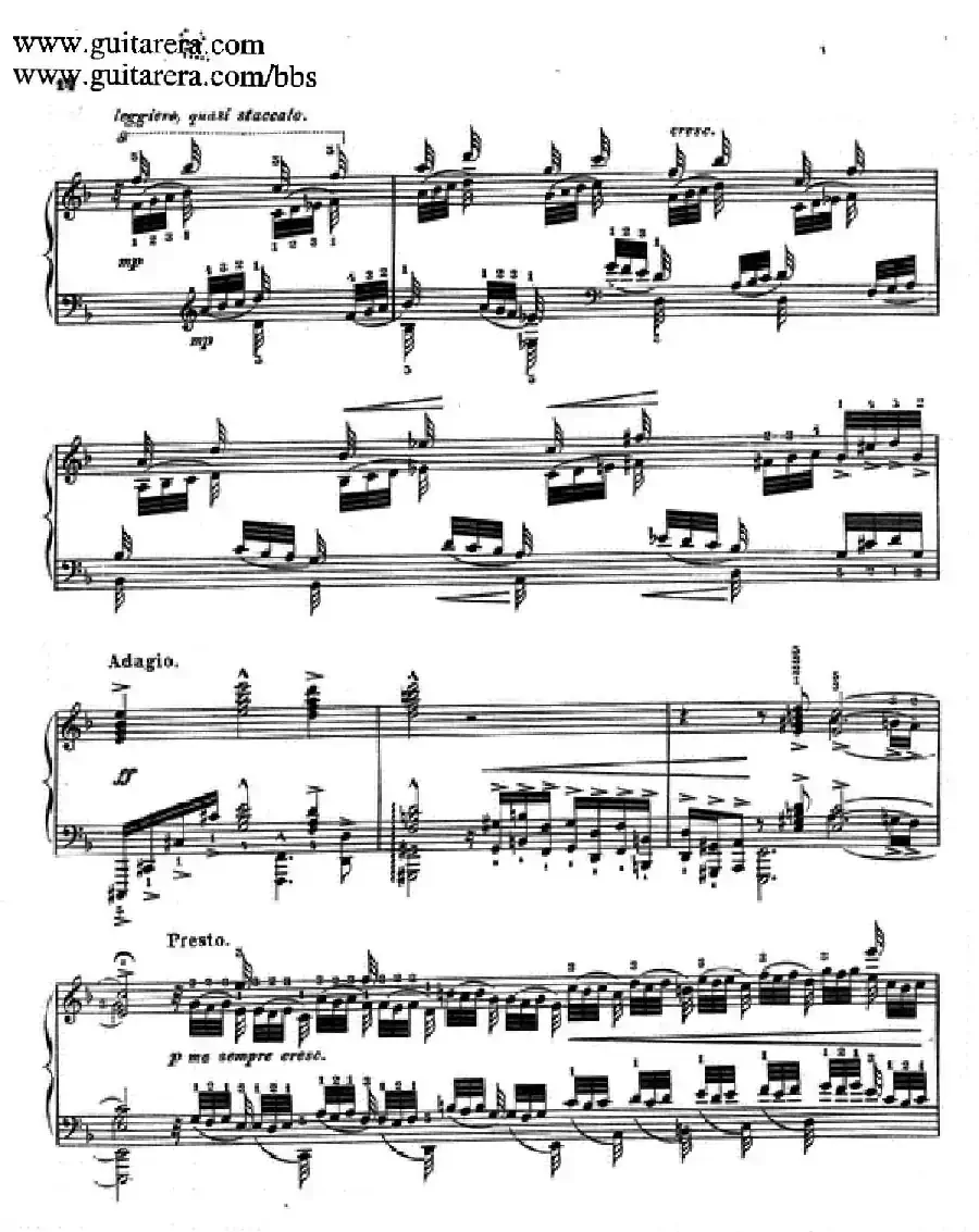 d小调托卡塔与赋格（BWV 565·陶西格改编钢琴独奏版）