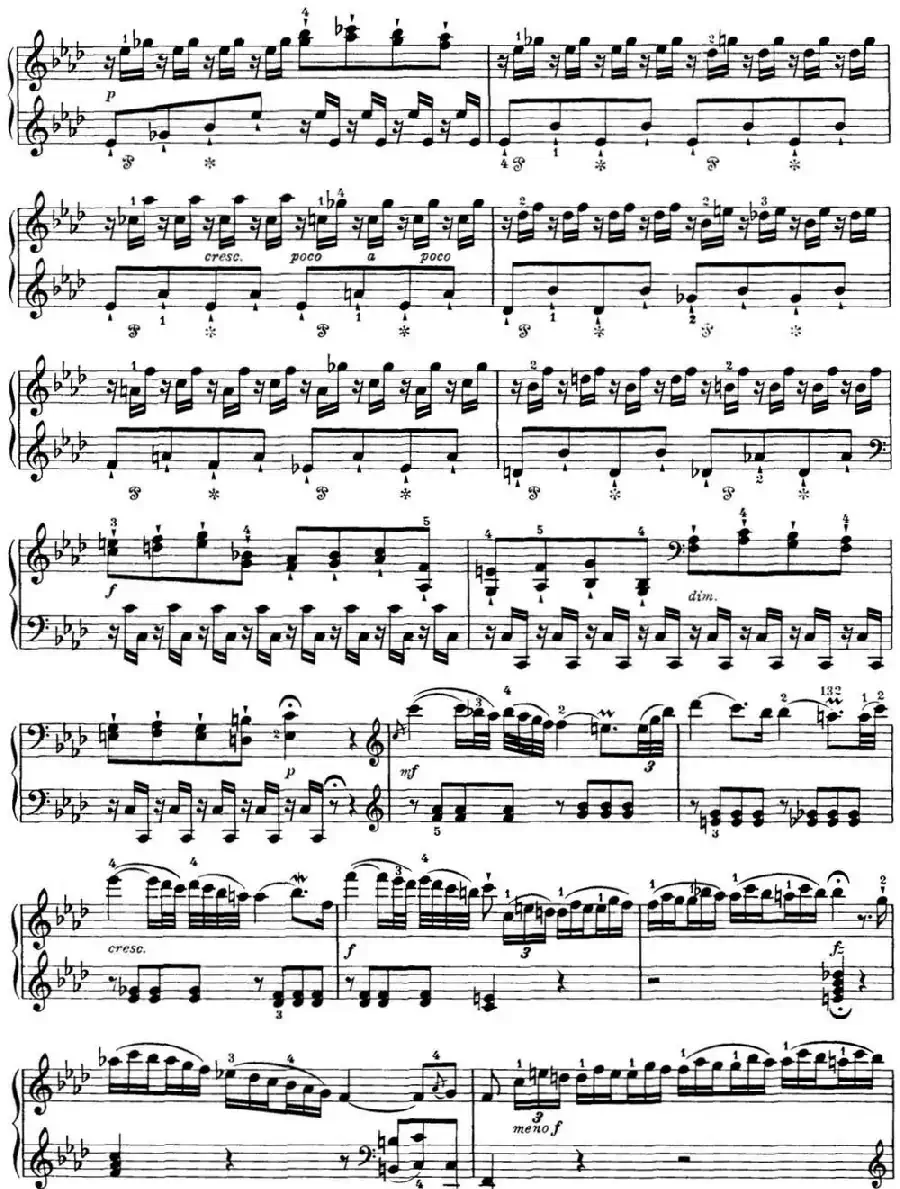 海顿 钢琴奏鸣曲 Hob XVI 46 Divertimento Ab major