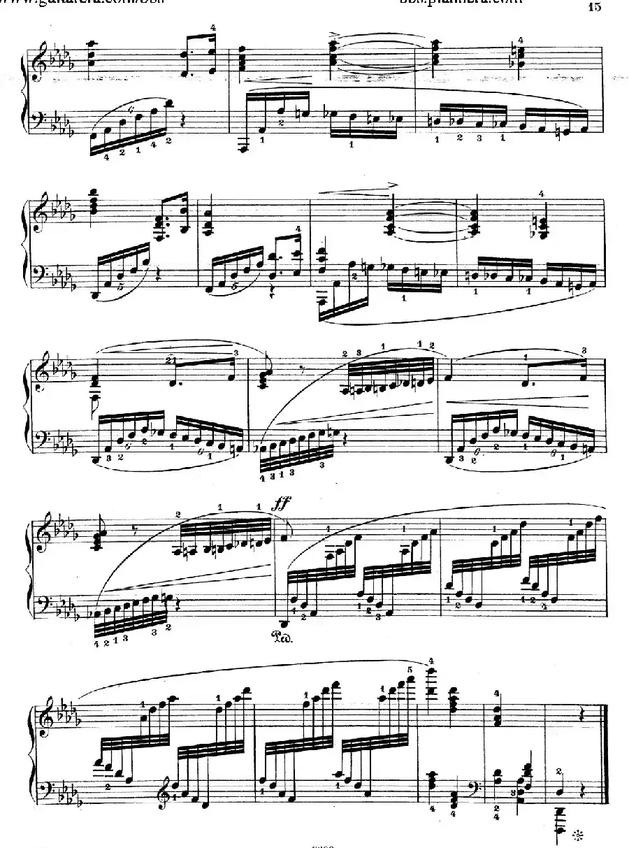 Six Pieces Op.32（6首小品·3. 春之声）