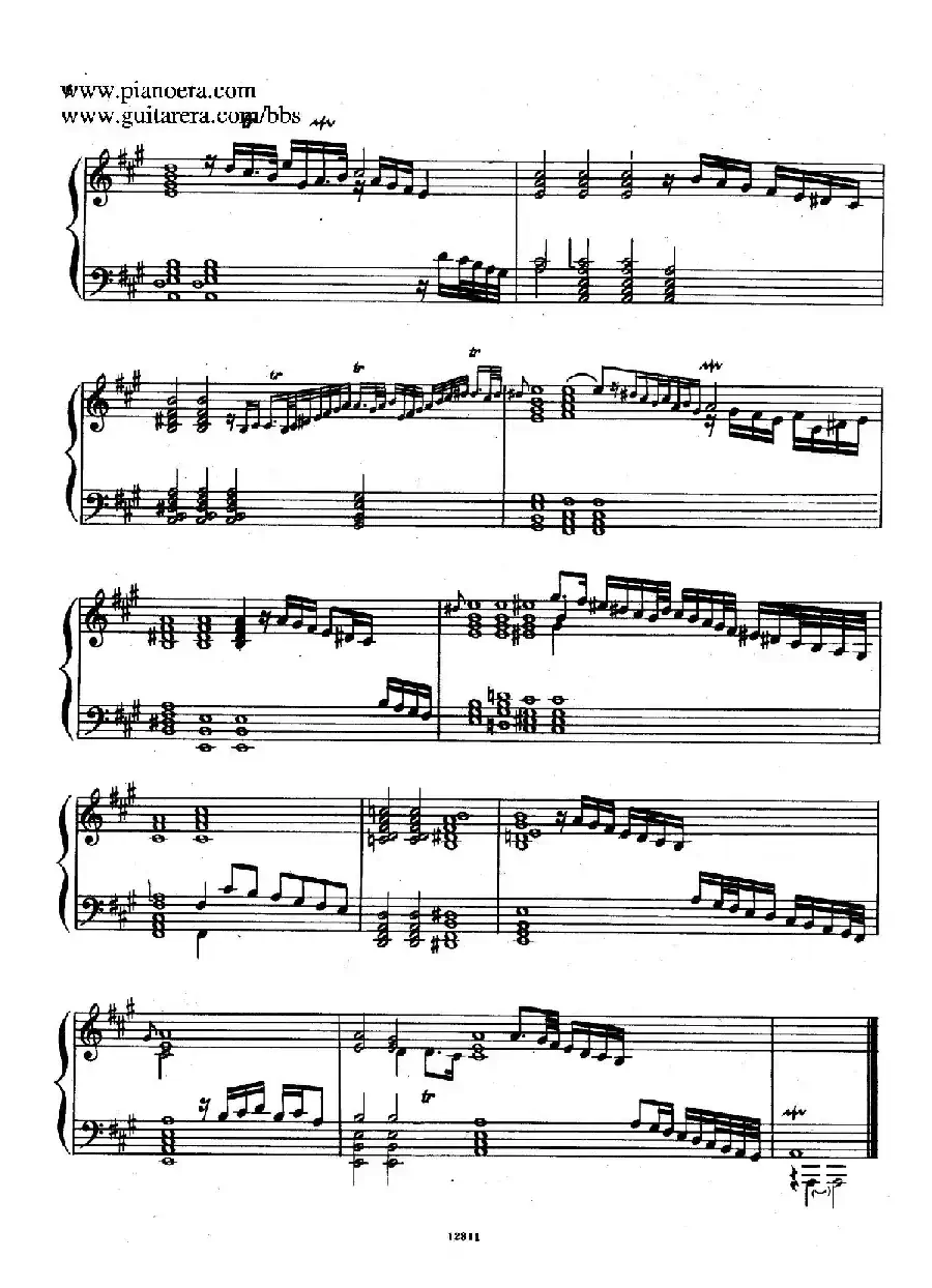 Suite No.1 in A Major HWV 426（A大调第一组曲）
