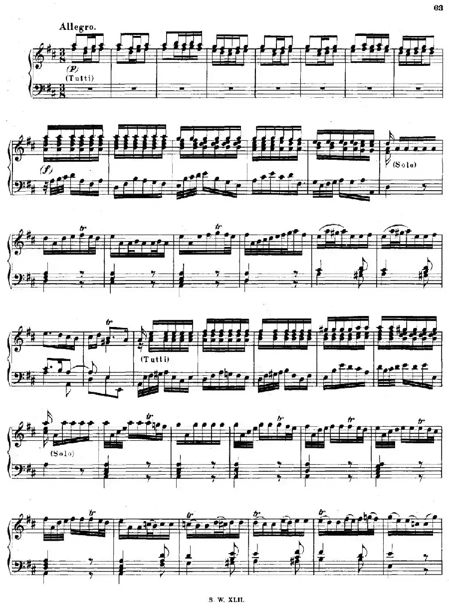 16 Concertos  BWV 972-987（十六首为独奏古钢琴而作的协奏曲）（P1——10）