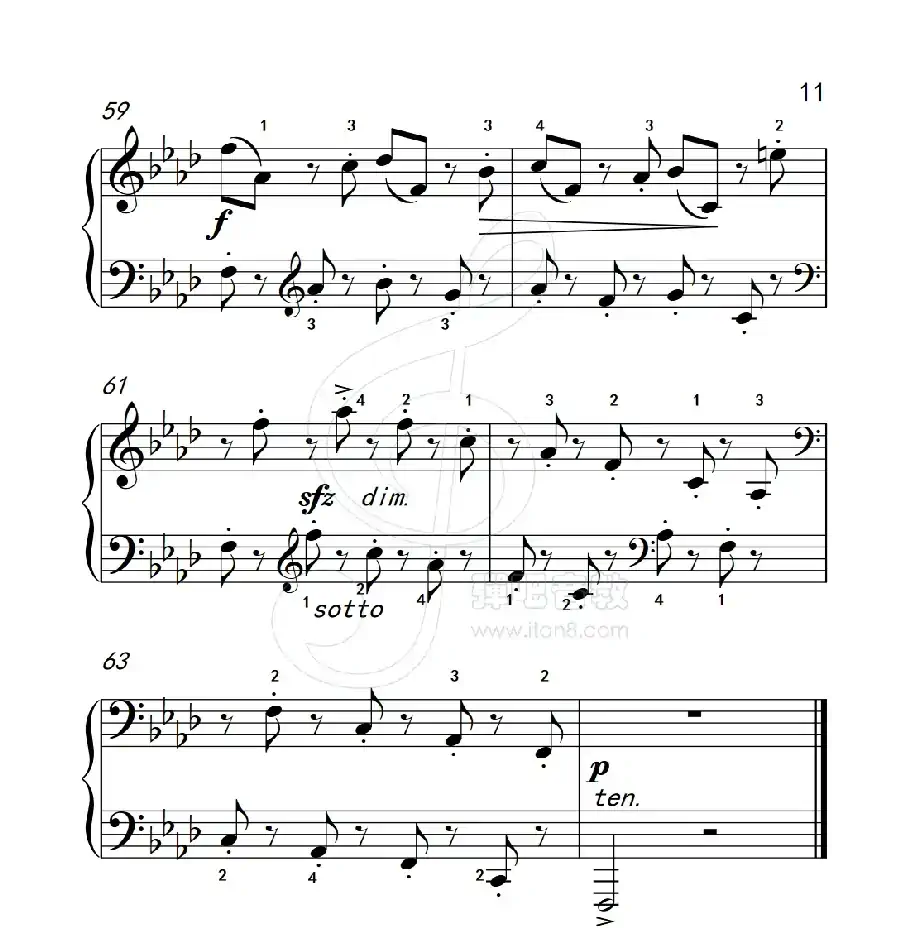 练习曲 43(克拉莫钢琴练习曲60首)