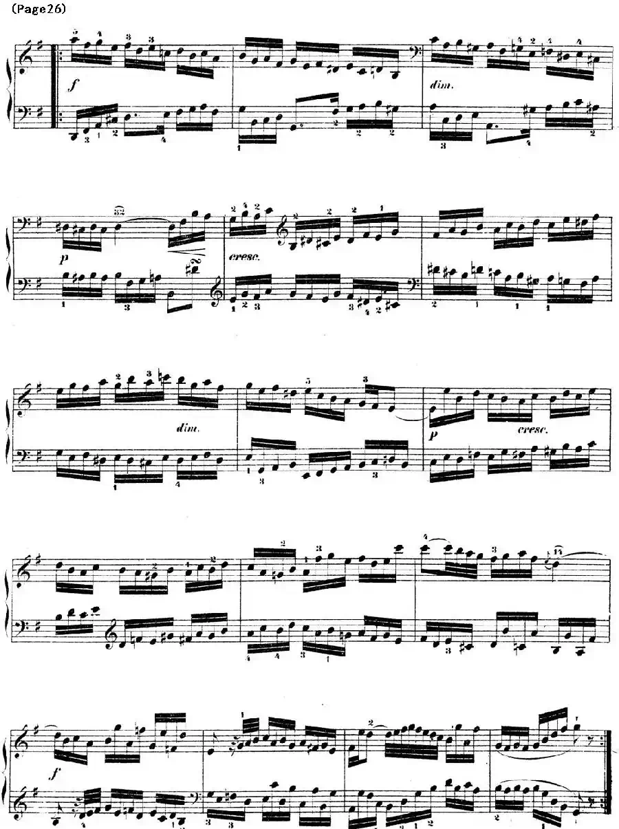 哥德堡变奏曲 巴赫 Goldberg Variationen BWV988