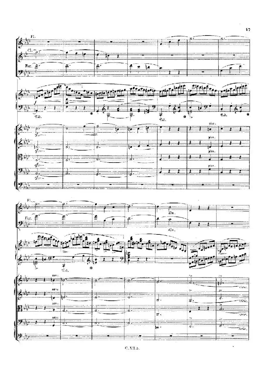 Piano Concerto No.2 in f Minor Op.21（f小调第二钢琴协奏曲·总谱）