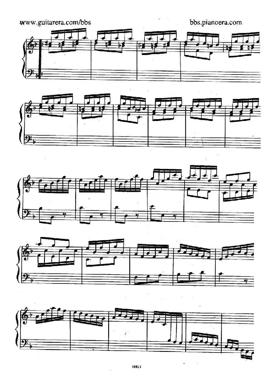 Suite No.3 in d Minor HWV 428（d小调第三组曲）