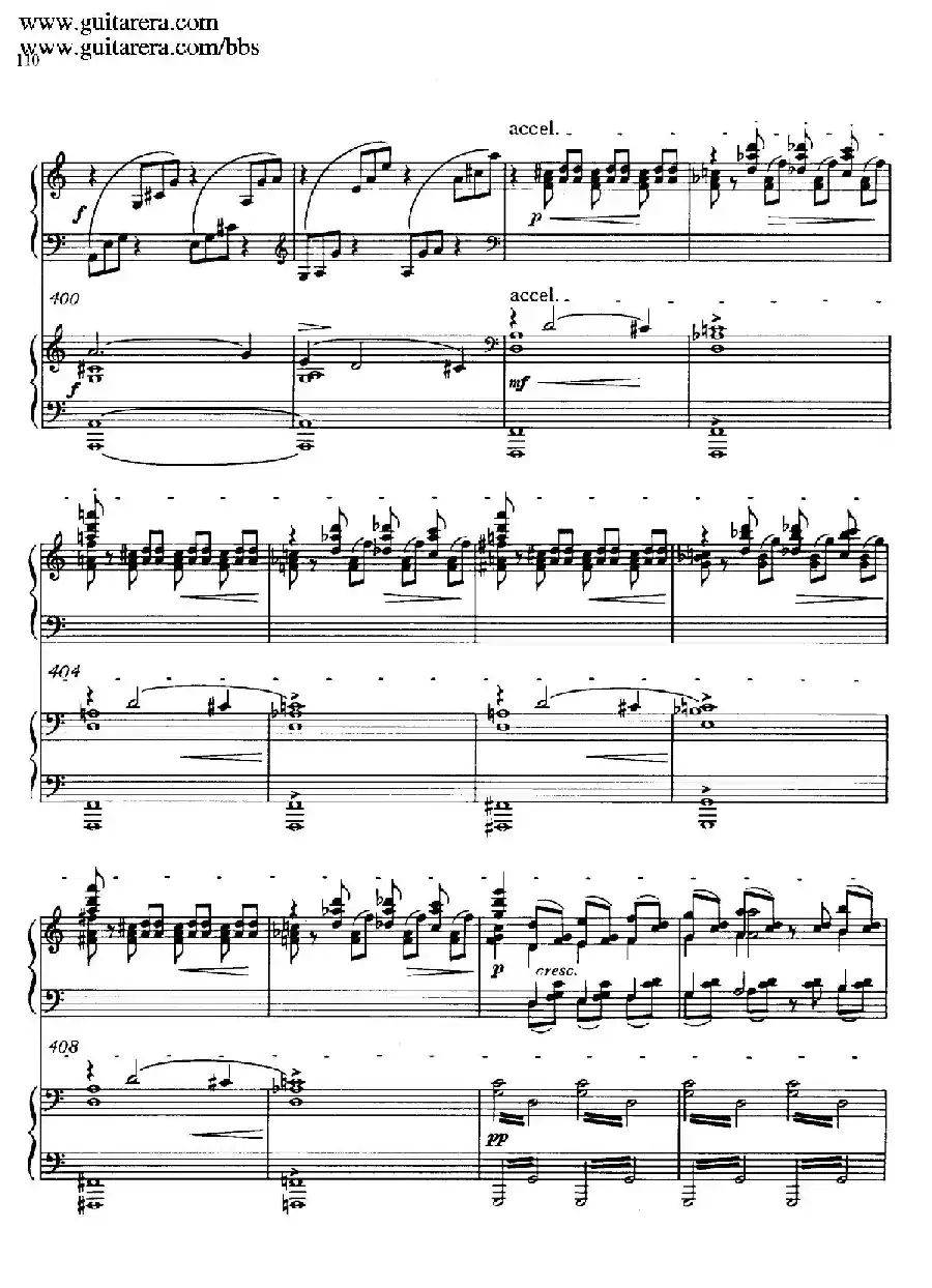 c小调第二钢琴协奏曲 Op.18（双钢琴·第三乐章）