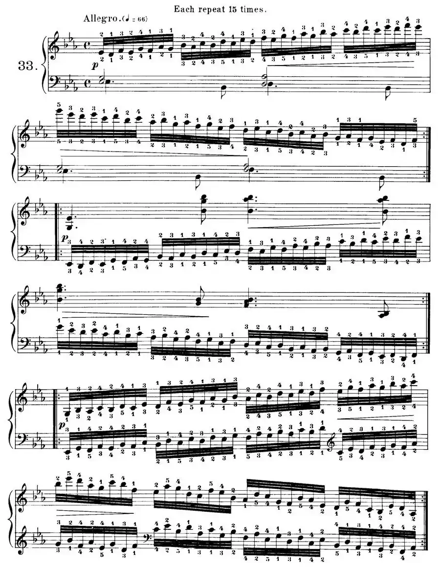 Czerny - 40 Daily Exerci Op.337（31—35）（40首日常训练曲）