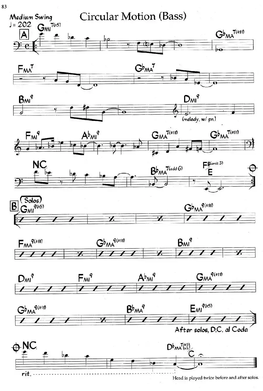 Circular Motion（爵士钢琴曲）