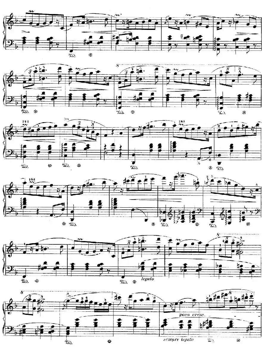 Rondo A La Mazurka Op.5（F大调玛祖卡舞曲型回旋曲）