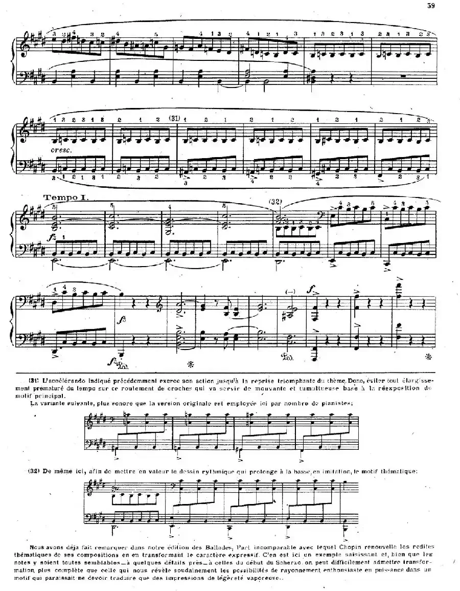 Scherzo No.4 in E Major Op.54（E大调第四谐谑曲·柯尔托教学版​）