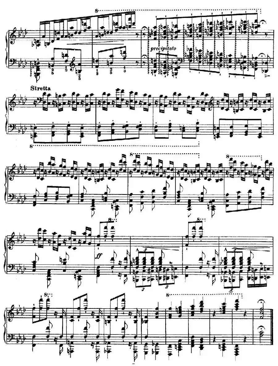 12 Etudes d'execution Transcendante S.139（12首超技练习曲·10）