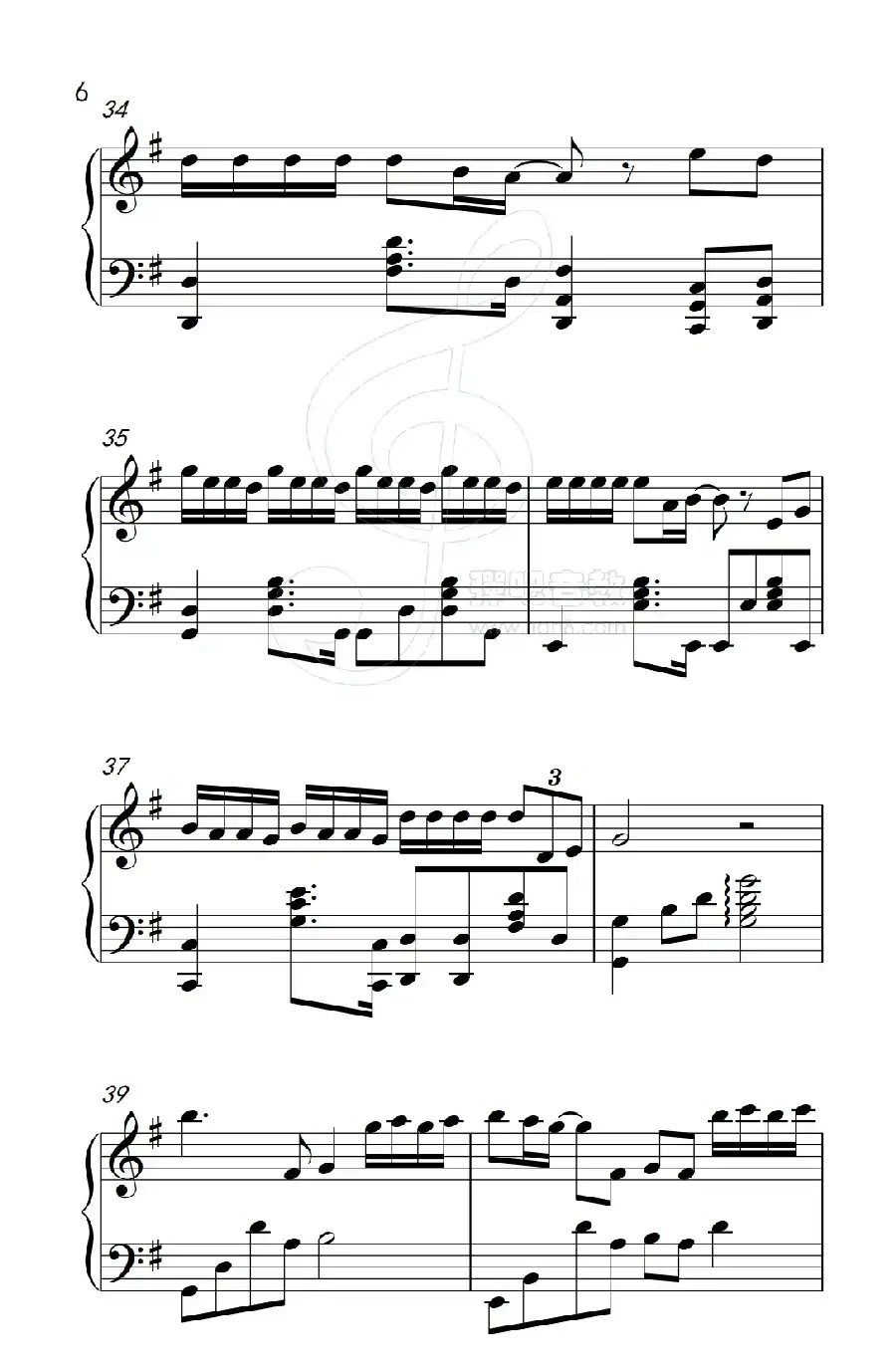 只想一生跟你走（《弹吧音教》制谱版）