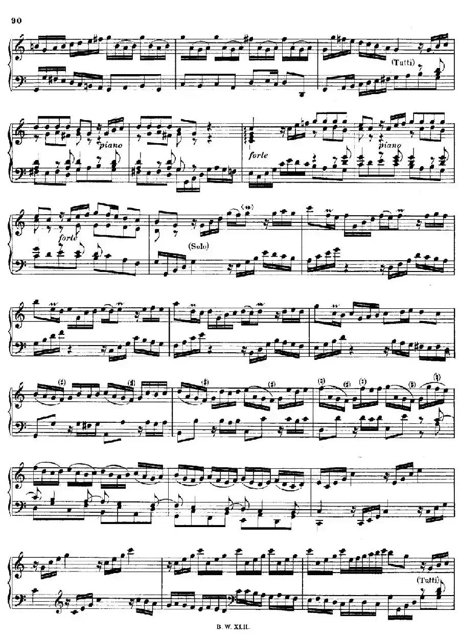 16 Concertos BWV 972-987（十六首为独奏古钢琴而作的协奏曲）（P31——40）