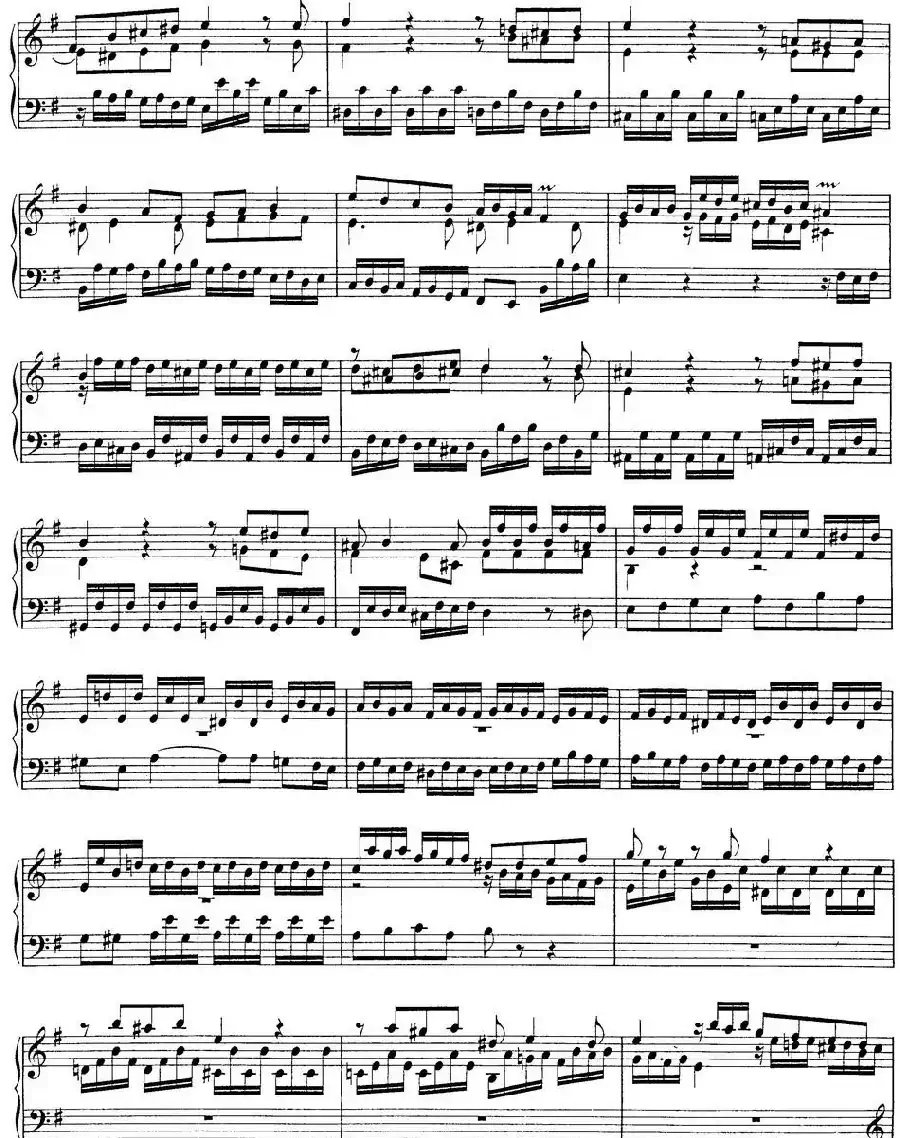 Toccata BWV 914（7首托卡塔·No.5 e小调）