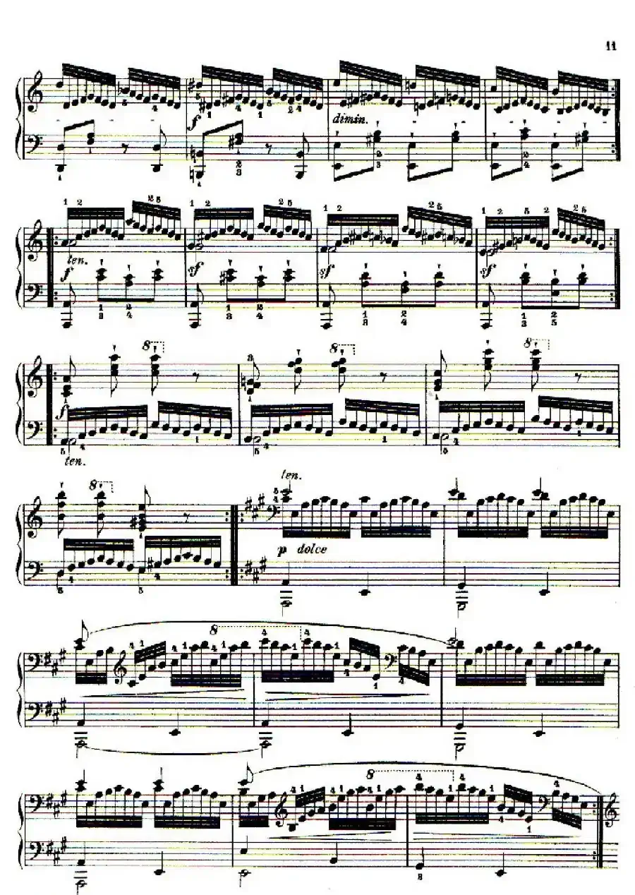 School of the Virtuoso Op.365（60首钢琴高级练习曲·4）