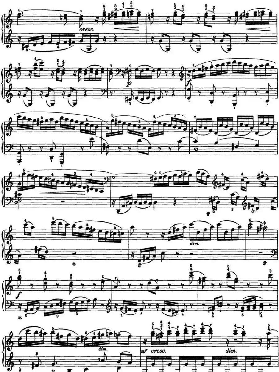 海顿 钢琴奏鸣曲 Hob XVI 50 in C major