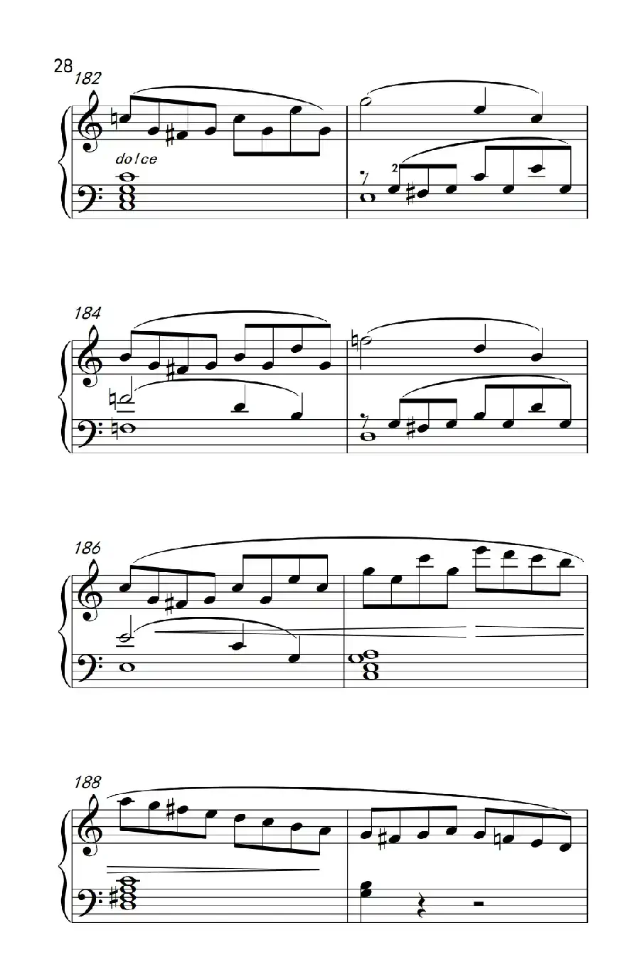 奏鸣曲 Opus 2 Nr.3 第一乐章(贝多芬奏鸣曲集 1)