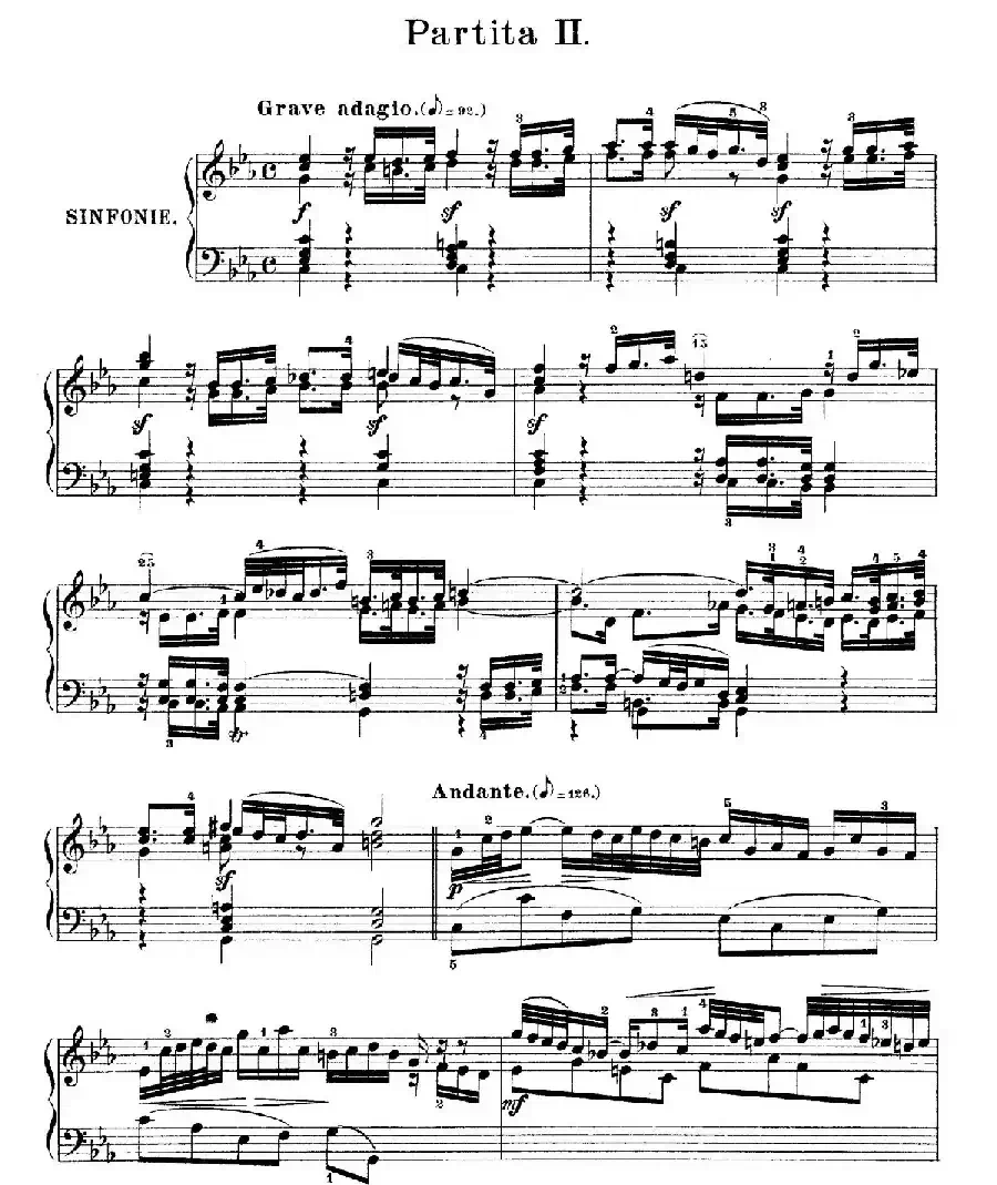 Six Partitas BWV 825-830（6首帕蒂塔·2）