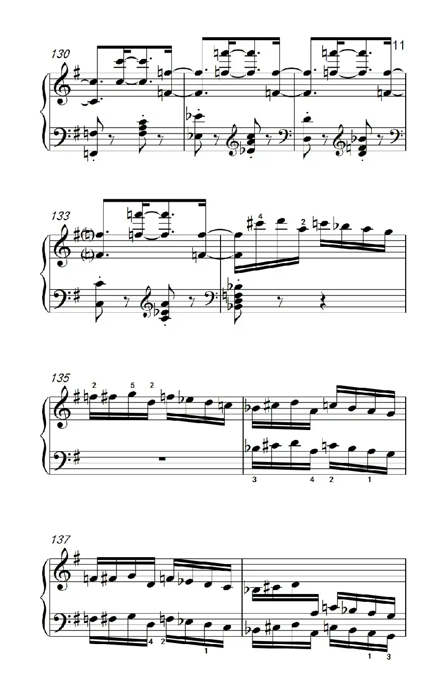 第九级2.G大调奏鸣曲 第一乐章 Op.31 No.1（中央音乐学院 钢琴（业余）考级教程 7-9级）